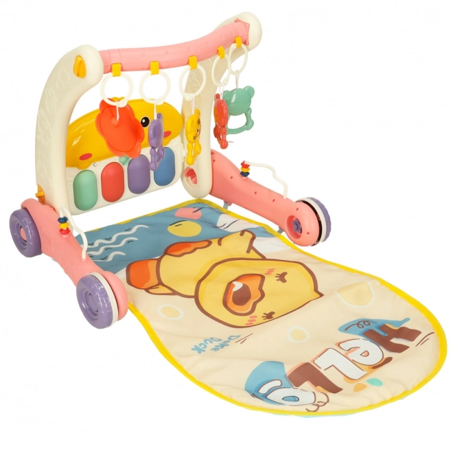 Educational Mat Walker and Piano Set 2-in-1 by Bibi-inn Pink