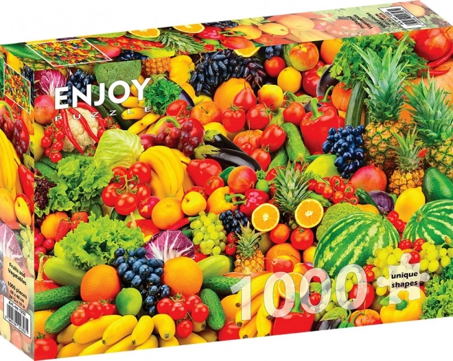 Geniet van puzzel Fruit en groenten 1000 stukjes