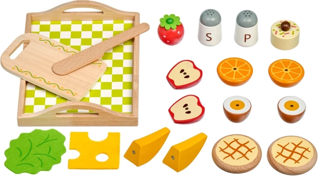 Magnetic foods for repeated slicing