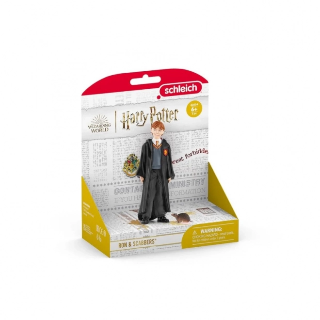 Ron Weasley and Scabbers Figurine Set