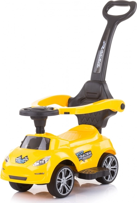 Odrážadlo s vodiacou tyčou Turbo žlté