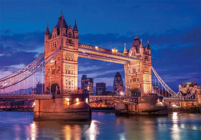 Clementoni 1000-piece Puzzle - Tower Bridge Night