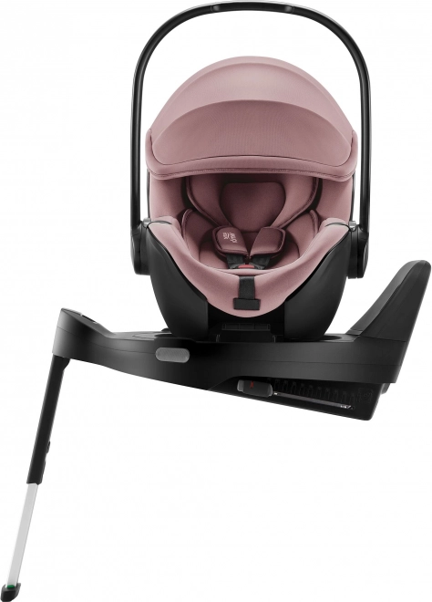 Britax Römer Baby-Safe Dusty Rose autósülés Vario Base-szel babáknak