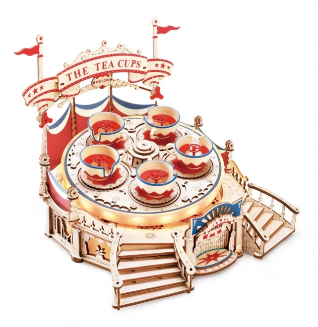 Robotics 3D Puzzle Music Box - Teacup Carousel