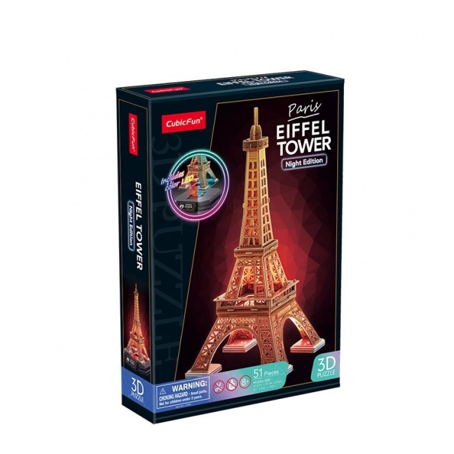 3D Puzzle Eiffel Tower Night Edition