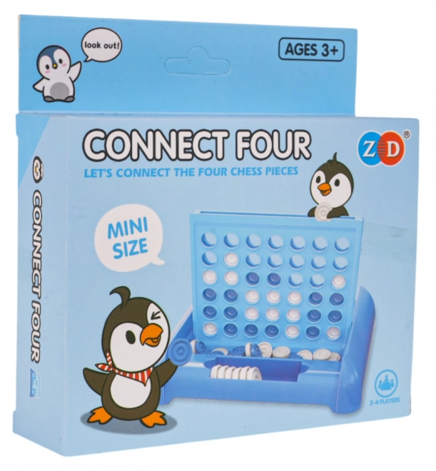 Four in a Row Game Penguin