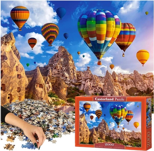 Colorful Balloons Cappadocia - Castorland Puzzle 2000 Pieces