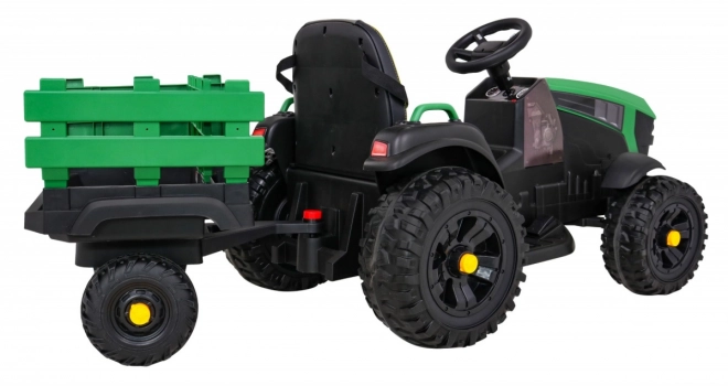 Titanium Tractor with Green Trailer