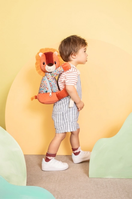 Soft children's backpack Lion Jack from Lilliputiens