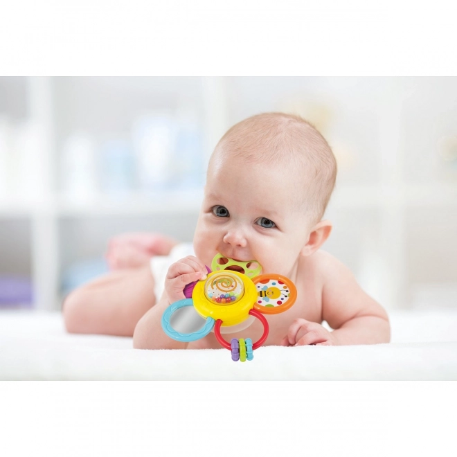 Daisy Baby Rattle and Teether Toy