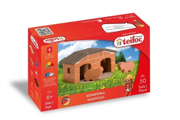 Teifoc Brick Building Set Sheepfold