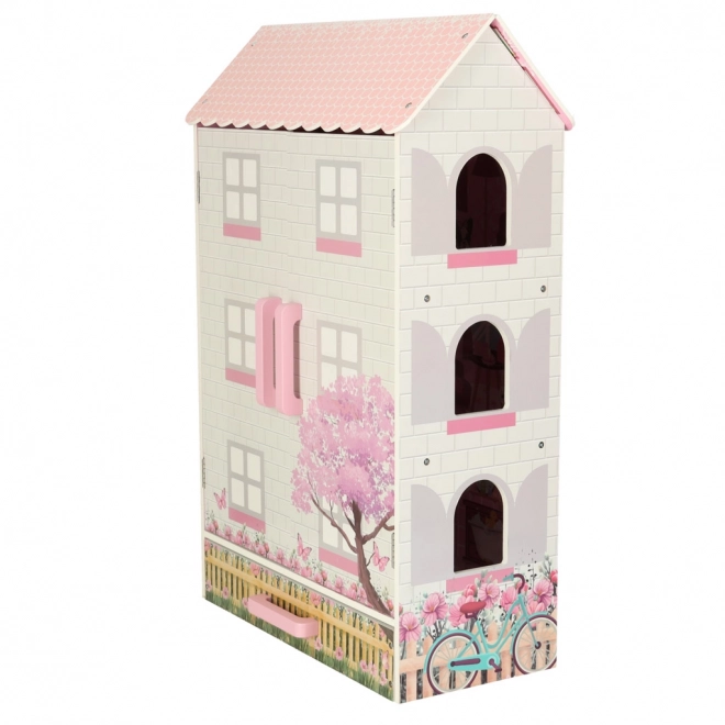 Maison de poupées en bois Lulilo Papilio rose 80cm