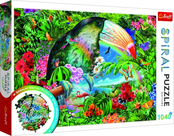 Trefl Spiral Puzzle Tropical Animals