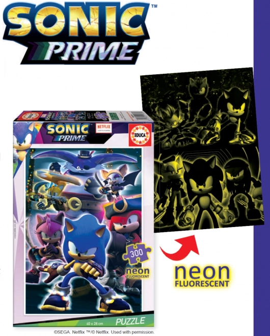 Educa Sonic Prime Neon Puzzle 300 Pieces