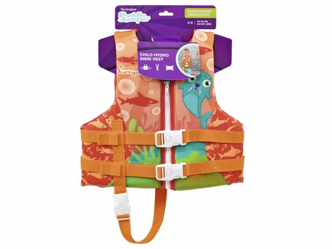 Children's Swim Vest with Walrus Design