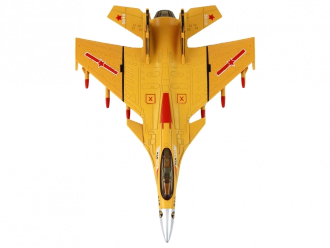 Friction-Powered Fighter Jet Model