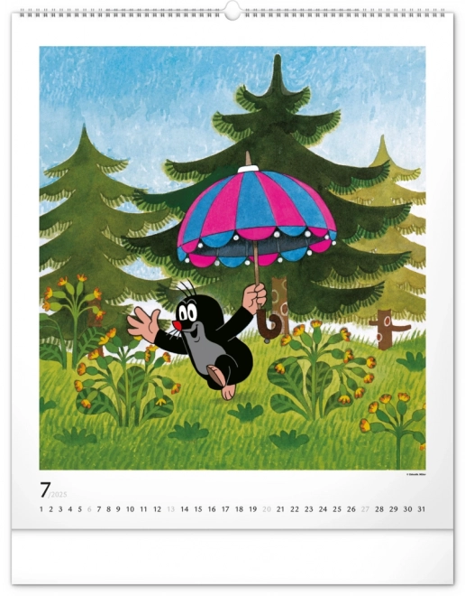 Wall Calendar Mole Adventures 2025