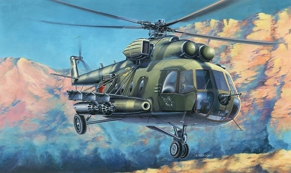 Realistic Model Helicopter Mil Mi-8 1:72