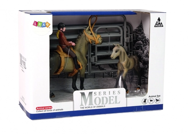 Horse and Rider Farm Playset