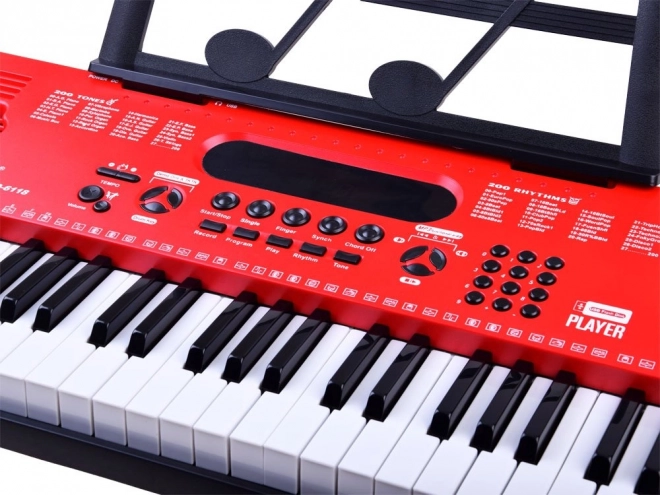 Electronic Keyboard with Microphone