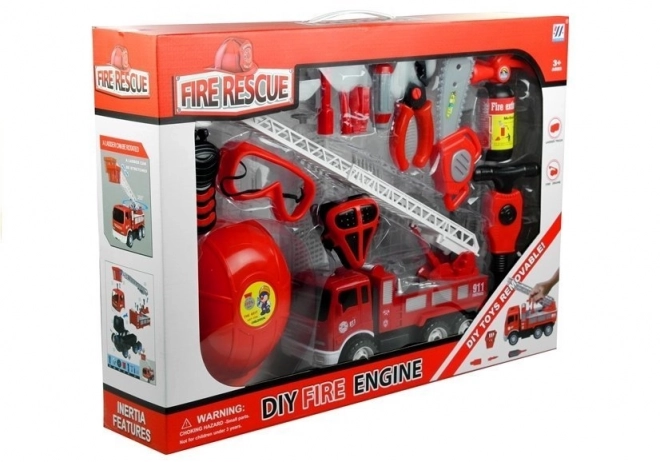 Firefighter Playset with Fire Truck and Accessories