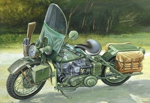 US Army WWII Motorcycle Model Kit