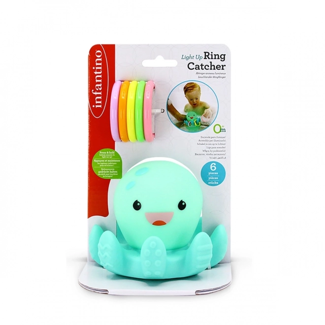 Infantino Glow-in-the-Dark Bath Octopus