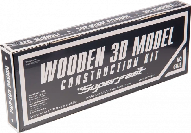 Holz 3D Puzzle Rallye-Wagen-Modell