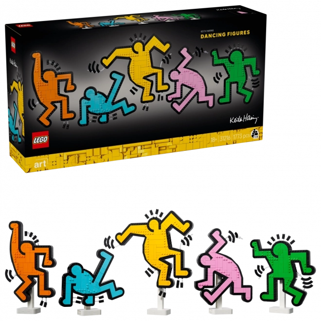 LEGO Art Keith Haring – Dancing Figures