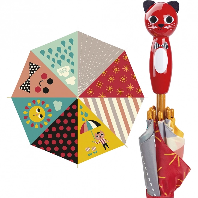 Vilac Kids Umbrella - Cat Design