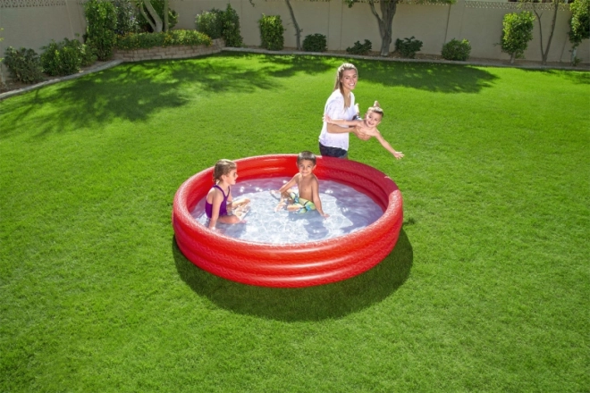 Inflatable Red Children's Garden Pool