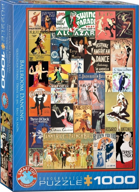 Eurographics Puzzle Vintage Dance Hall Posters 1000 Pieces