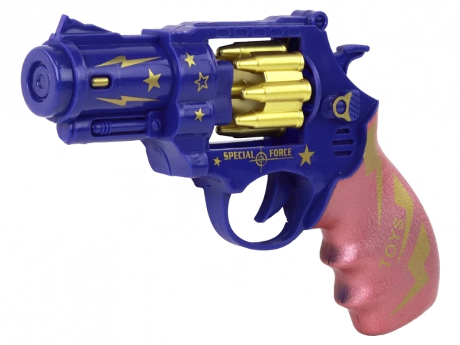 Toy Revolver with Sounds and Lights