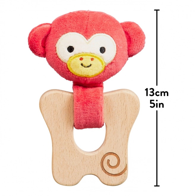 Petit Collage monkey teether