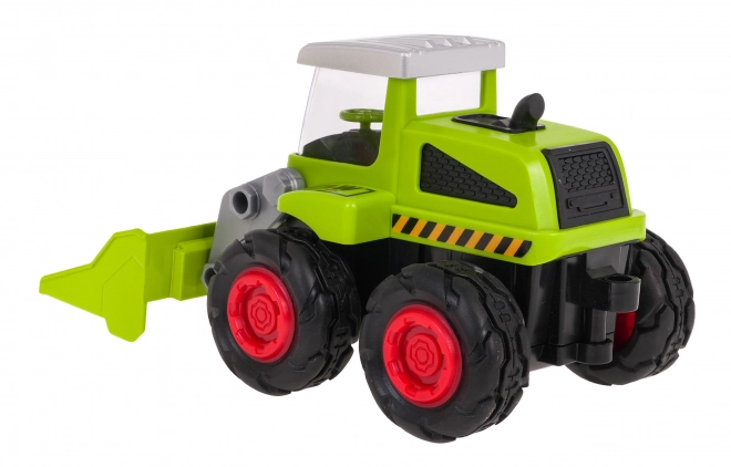 Metal Toy Bulldozer for Kids 3+ with Movable Front Scoop