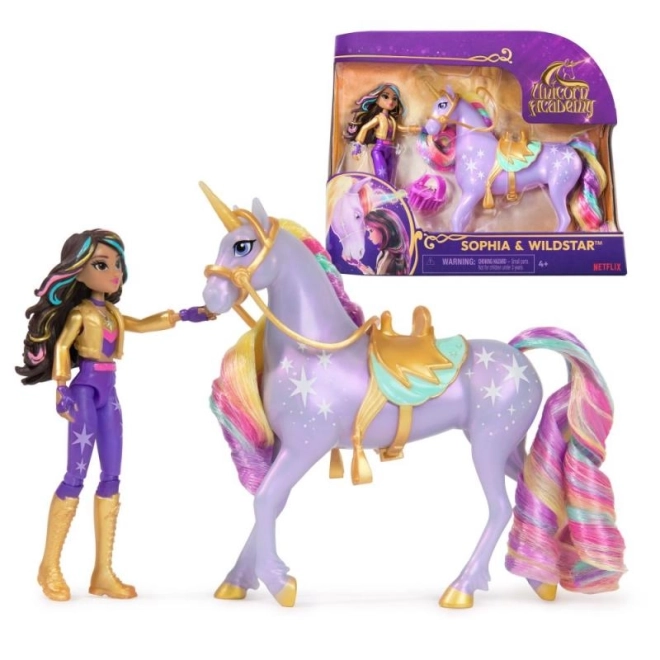 Unicorn Academy Figures Sophia and Wildstar