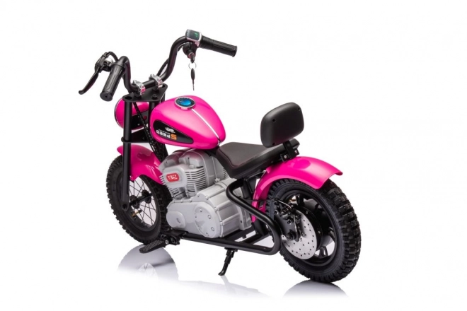 Pink Rechargeable Motorbike