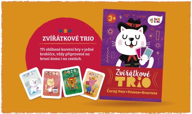 Animal Trio Card Games