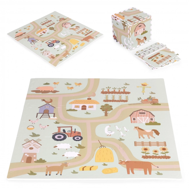 Children's Farm Puzzle Foam Mat