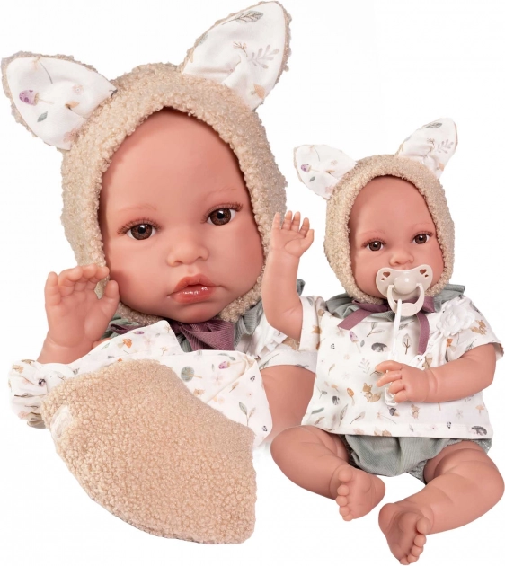 Poupée bébé réaliste avec corps souple - 42 cm
