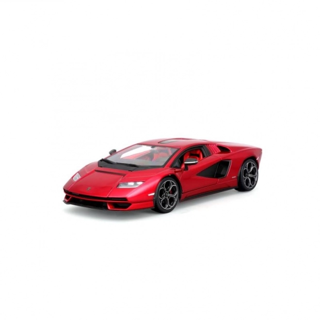 Metal Model Car Lamborghini Countach LPI 800-4 Red by Bburago