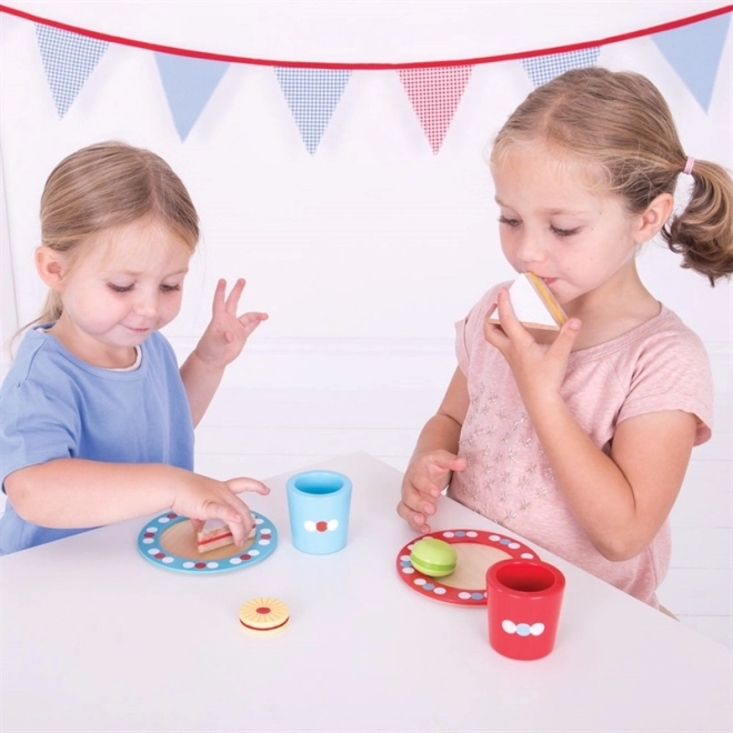 Bigjigs Toys Polka Dot Snack Set