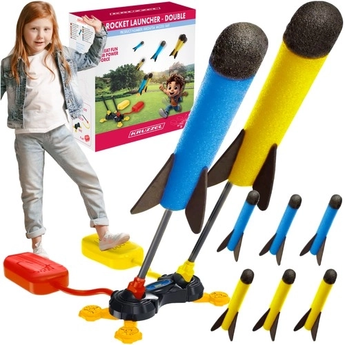 Double Foam Rocket Launcher for Kids