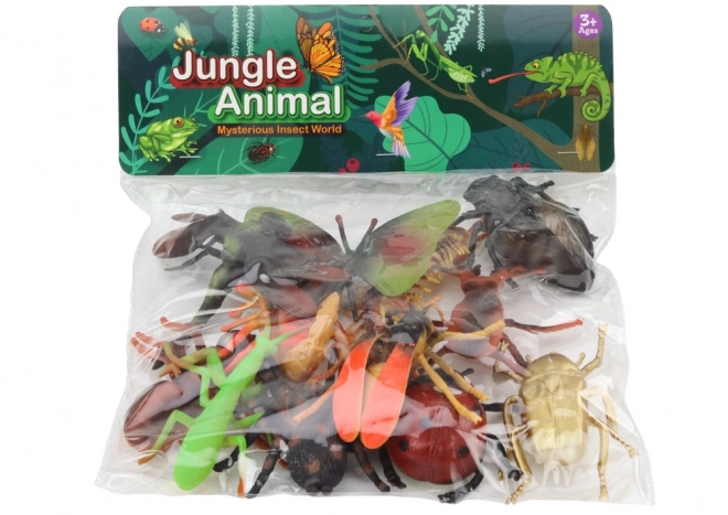 Insect Figures Set - 12 Pieces