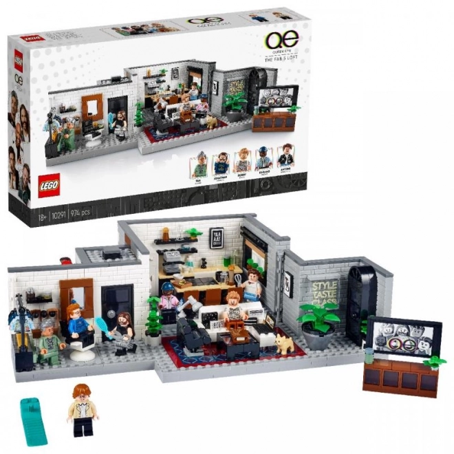 Queer Eye - The Fab 5 Loft LEGO Set