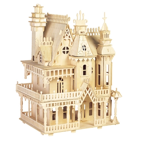 Woodcraft Wooden 3D Puzzle Villa