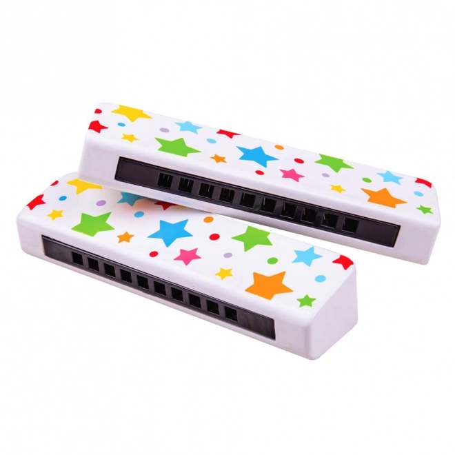 Colorful Wooden Harmonica for Kids