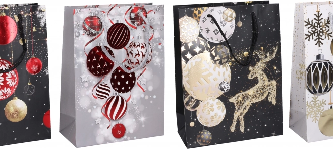 Gift Bag S 18 × 24 × 8.5 cm – Christmas motifs