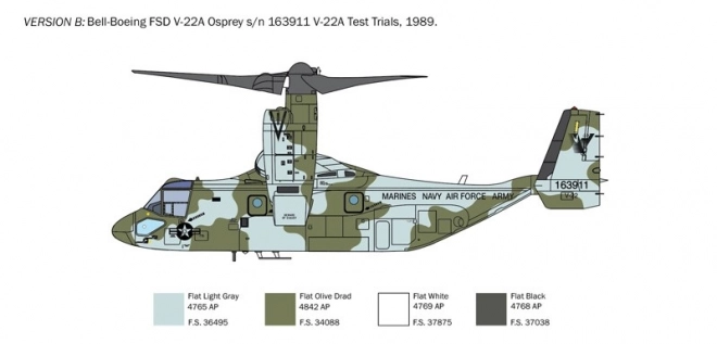 V-22A Osprey Model Kit 1/72 Scale