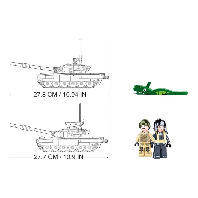 Sluban Model Bricks Battle Tank